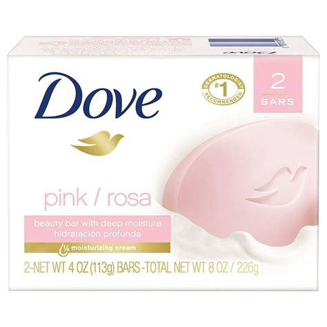 Dove Pink Gentle Deep Moisturizing Beauty Bar Soap Rosa 3 75 Oz 2