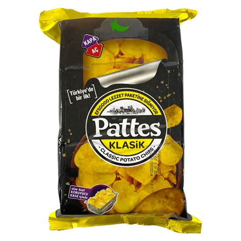 Чипсы картофельные Pattes классические 100 гр купить в магазине Finzakaz