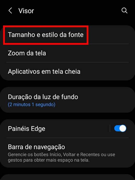 Como Alterar O Tamanho Da Fonte Do Android Canaltech