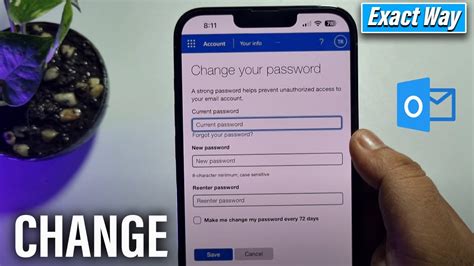 How To Change Outlook Password On Iphone Full Guide Youtube