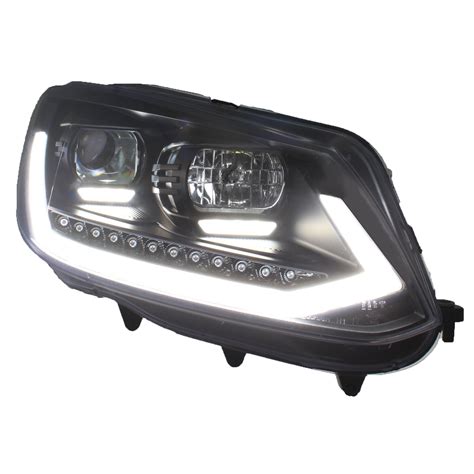 VW Caddy LED DRL Headlights 2010 15 Chilli Jam Vans