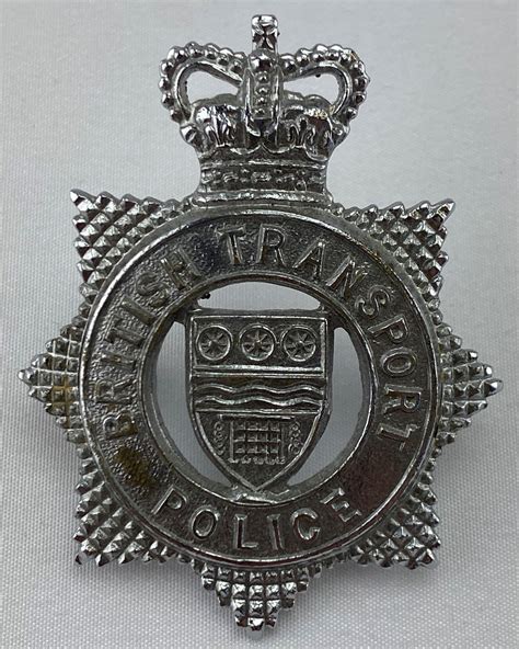 British Transport Police Cap Badge Time Militaria