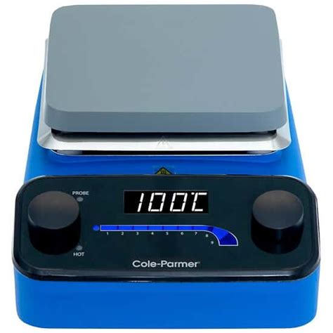 Cole Parmer SHP 300 BS Digital Stirring Hot Plate 15 X 15 Cm Aluminum Blue 230 VAC From Cole