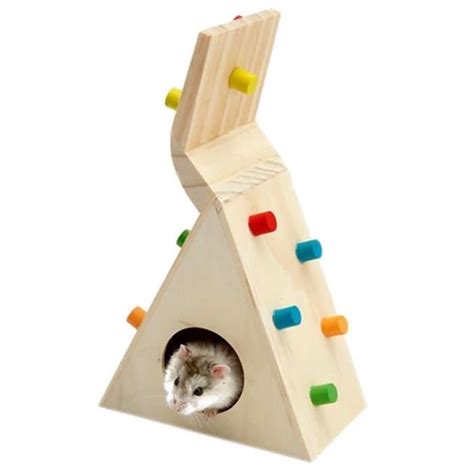 Jouet D Escalade Jouet D Exercice Avec Maison En Bois Pour Hamster