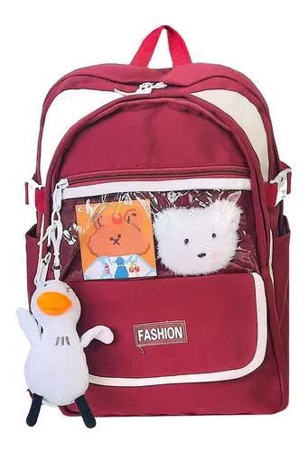 Mochila Escolar Klizz Mochila Bolsa Feminina Escolar Fofa Linda Kawaii