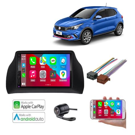 Mp5 Multimidia Android Auto Carplay Fiat Argo 2017 2018 2019 2020 2021