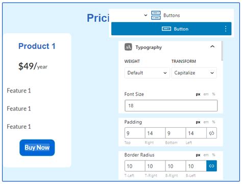 Create A Pricing Table Using Generateblocks