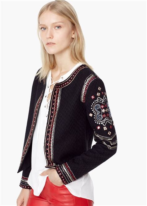 Bead Embroidery Jacket Ethno Style Bohemian Style Boho Chic Boho