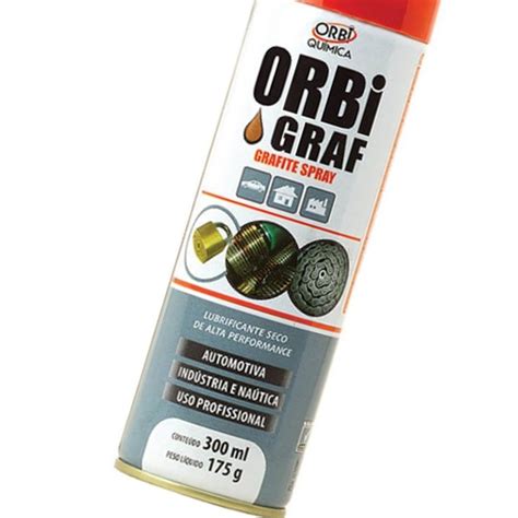 Spray Grafite Seco 300ml 175g ORBI 4802