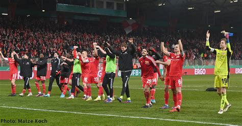 Der Fc Union Berlin Schl Gt St Pauli Im Dfb Pokal Und Steht Im