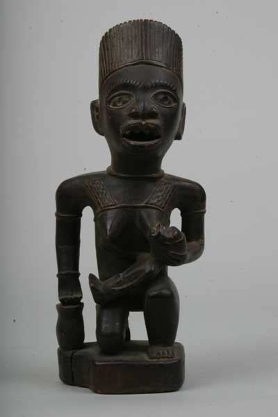 Kongo d afrique Rép démoncratique du Congo statuette Kongo masque