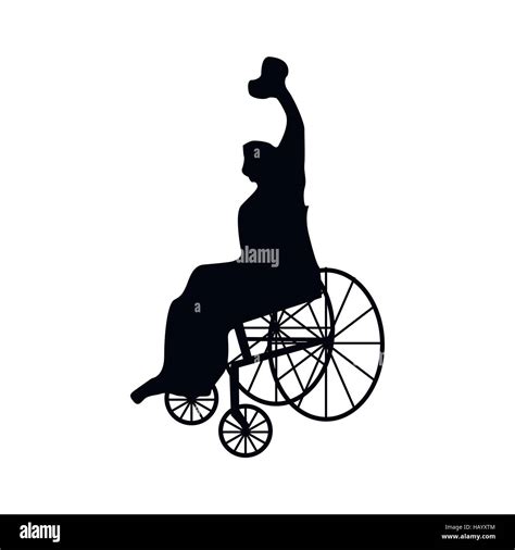 Crippled Woman Stock Vector Images Alamy