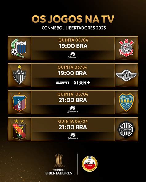 Conmebol Libertadores On Twitter Na Telinha Hor Rios E Onde