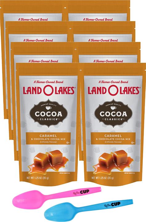 Amazon Land O Lakes Caramel Chocolate Hot Cocoa Mix 1 25 Ounce Packets Pack Of 8 With
