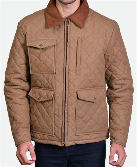 Yellowstone John Dutton Brown Quilted Jacket Jacket Universe