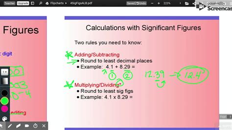 Sig Fig Calculation Problems