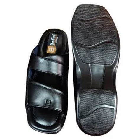 Bozzini Footwear Daily Wear Mens Leather Slipper Size Packaging