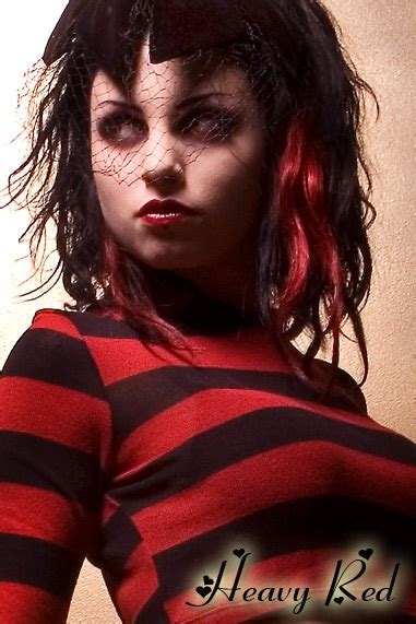 Stripes Goth Hair Gothic Outfits Her Style