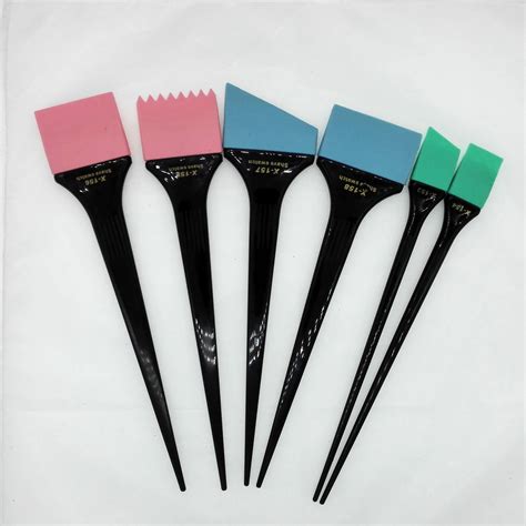 6 Pcs Set Professional Hair Dyeing Brush Set For Salon Hair Coloring