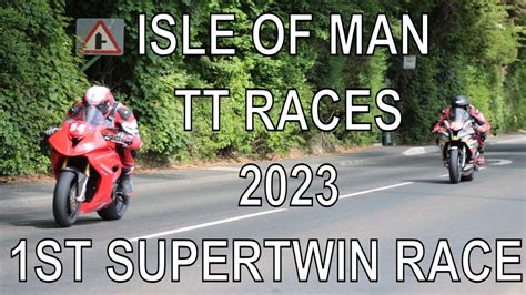 Isle Of Man Tt Races St Supertwin Race Michael Dunlop Makes