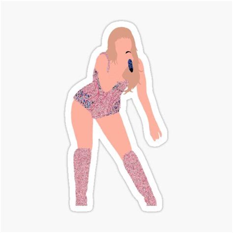 Taylor Swift Eras Tour Lover Outfit Art Sticker For Sale By Nerfie In