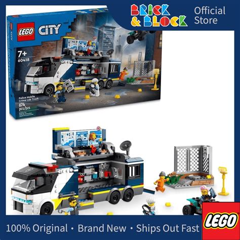 LEGO 60418 Police Mobile Crime Lab Truck LEGO City Shopee Malaysia