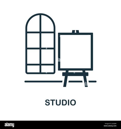 Studio Icon Monochrome Simple Studio Icon For Templates Web Design