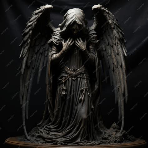 DND Haunting Melancholy in Dark Marble Unseen Sorrows Embrace a