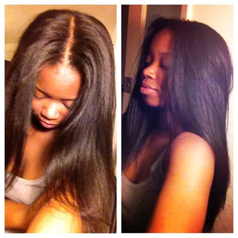 Pin By Cutie Smilez On Hair Inspiration Long Relaxed Hair Relaxed Hair Care Healthy Relaxed Hair