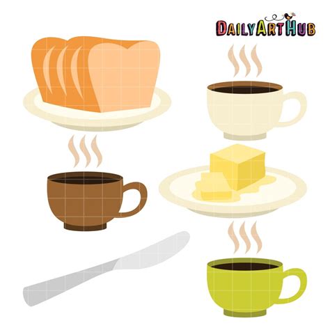 Coffee Day Clip Art Set – Daily Art Hub // Graphics, Alphabets & SVG