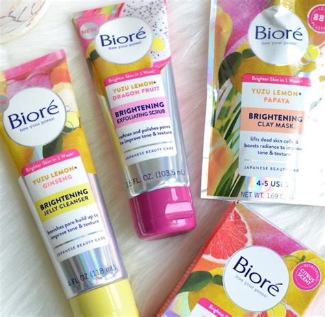 NEW Biore Brightening Skincare Collection