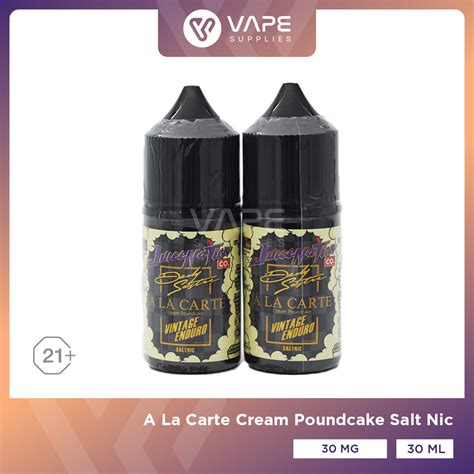 Jual Liquid A La Carte Cream Poundcake Salt Nic 30ML Ala Carte