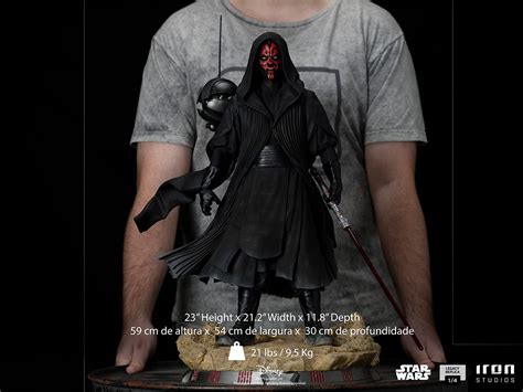 Statue Darth Maul Star Wars Legacy Replica 1 4 Iron Studios