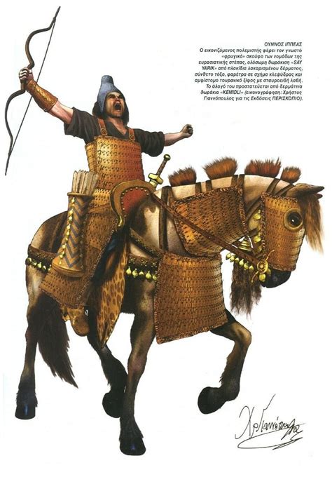 Hephthalite or Xionite Horse Archer | Ancient warriors, Ancient warfare ...