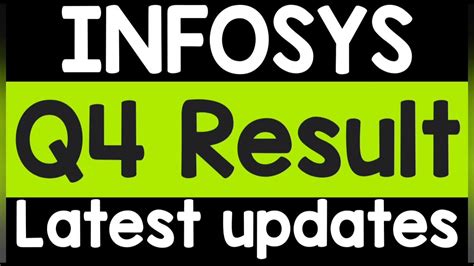 Infosys Q4 Results Infosys Share Latest News Infosys Share Dividend