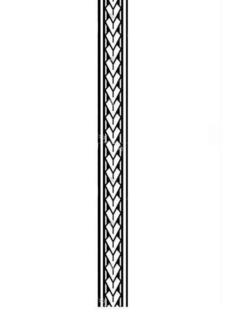 A Tall Black And White Decorative Object On A White Background