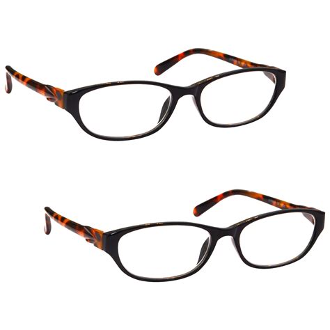 Uv Reader Designer Side Arms Reading Glasses Womens Ladies Inc Case Ebay