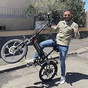 Samebike Bicicletta Elettrica Per Adulti Pieghevole Bici Elettrica