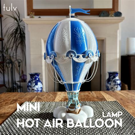 3d File Mini Hot Air Balloon Lamp 🥵・3d Printer Design To Download・cults