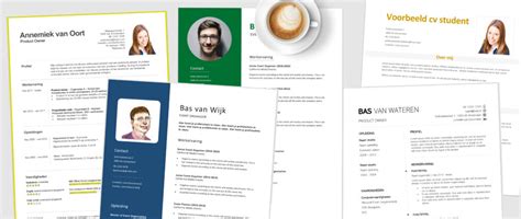 Cv Templates In Word Gratis Voorbeelden Beaks Nl