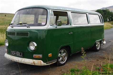 1971 VW Early Bay Window Deluxe Bus Camper T2 Orig Paint Not Your Ave