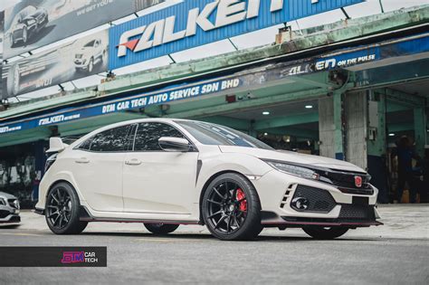 Honda Civic Type R Fk White Ssr Gtx Wheel Wheel Front