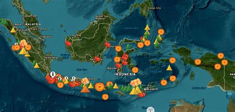 21 Gunung Berapi Dalam Level Waspada Dan 3 Berstatus Siaga Gunung