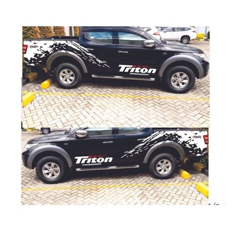 Jual Stiker Mobil Cutting Tulisan Bagus Keren Strada Raptor Navara