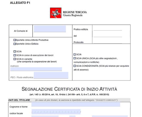 Modulistica SCIA E SCIA Asseverazione Compilabile