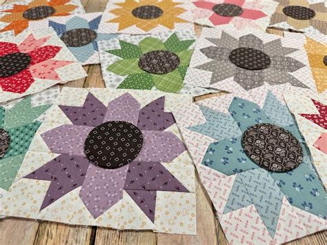 Calico Garden Sew Along Calico Star Flower Block Tutorial In 2024