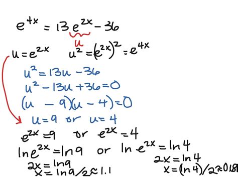 Chunking U Substitution Math Precalculus Solving Equations Showme