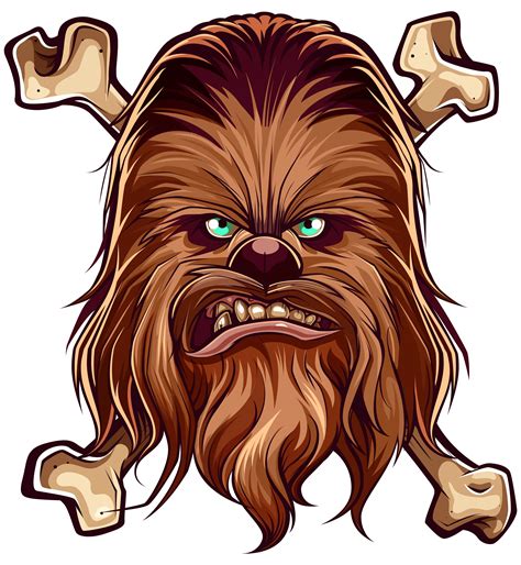 Adorable Chewbacca Illustration