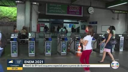 Vídeo Metrô de BH terá esquema especial para a prova de domingo do