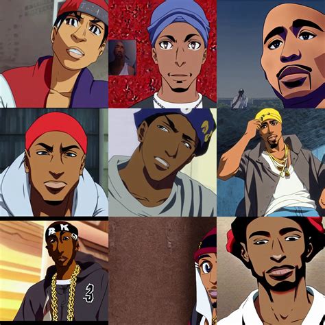 Krea Tupac Shakur Screenshot From A S Anime